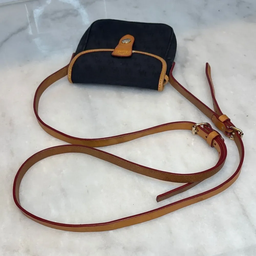 Dooney & Bourke Purse Handbag Pocketbook signature canvas mini Crossbody bag